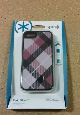 Speck IPhone 5 Fabshell Cover Mulberry And Black Fabric Design Super Protection • $10.69