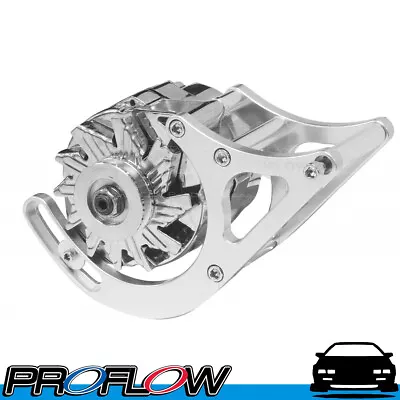 PROFLOW Alternator Bracket Holden V8 Drivers Side Mid Mount V8 Silver • $233.42