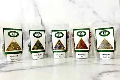 $4.08 • Buy Organic Assorted Herbs Sample Dried Witchy Magical Herbal Alchemy Loose Herbs