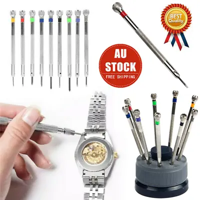 $23.85 • Buy Watchmakers / Jewellers Screwdriver Set Precision Screwdrivers Watch Repair Tool