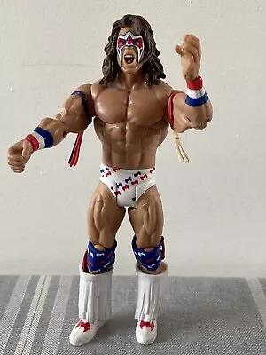 2011 WWF/WWE Elite Flashback Ultimate Warrior Figure Red White & Blue 7  • £8