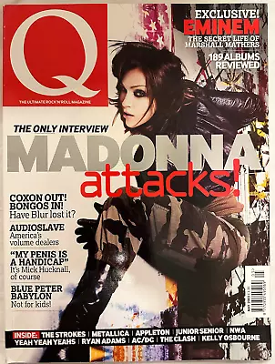 Madonna Magazine  Q  Uk - May 2003 - Excellent Condition!!! • $10