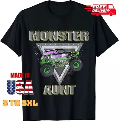 Monster Truck Aunt Monster Truck Are My Jam Truck Lovers T-shirt Freeship • $9.21