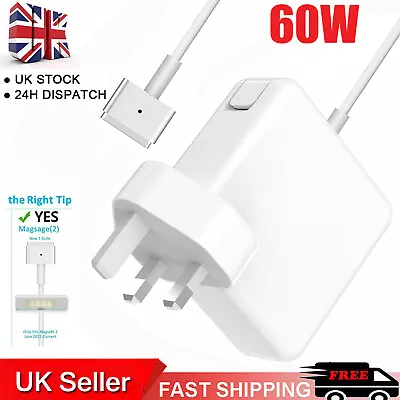 For Apple Macbook Pro 13  2013 2014 2015 AC Power Adapter Battery Charger 60W UK • £14.99