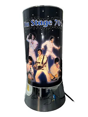 Rare Vintage Elvis Rotating On Stage 70's Table Lamp • $75