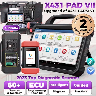 LAUNCH X431 PAD VII PAD 7 X-Prog 3 Car Diagnostic Scanner J2534 Key Programming • $2799