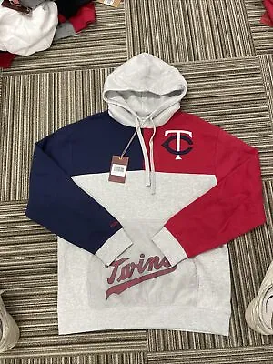 New Mitchell And Ness Cooperstown Minnesota Twins Hoodie Jacket Large • $39