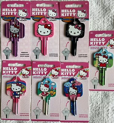 $10.99 • Buy Hello Kitty Schlage Blank House Keys SC1 - Choose From 7 Styles Big Head  # 68