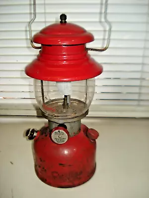 72 Year Old Working Coleman 200 A Single Mantle Lantern Date Of 1952 • $17.50