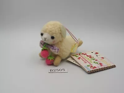 Alpaca B2505 Baby Alpacasso White Amuse Plush 3  Mascot Strap Toy Doll Japan • $10.08