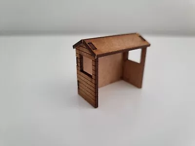 £3 • Buy OO Gauge Model Railway MDF Laser Cut Wooden Bus Shelter Platform Waiting Room