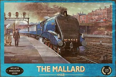 Steam Train The Mallard Advert Vintage Retro Style Metal Sign Railway Doncaster • £3.49