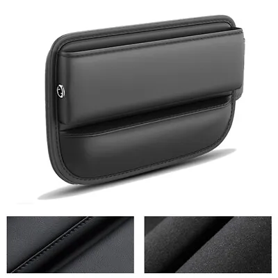 $26.99 • Buy Car Accessories Seat Gap Filler Phone Holder Storage Box Organizer Bag Leather