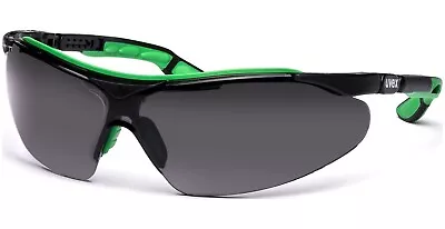 Safety Glasses Uvex Welding Spectacles I-vo Black/Green Frame 9160043 Smoke Lens • £11.45