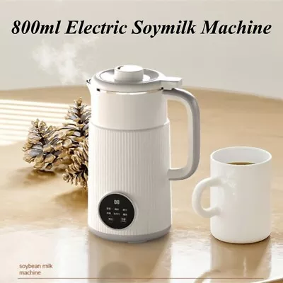 800ml Soybean Milk Machine Electric Juicer Blender Mixer Wall Breaking Machine • $46.42