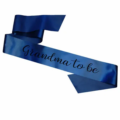Essential Grandma To Be Sash Baby Shower Gift Accessory Decorations Party Nan • £5.79