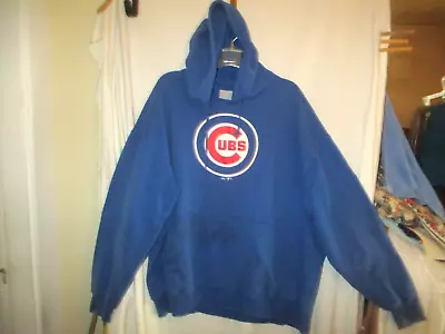 MLB Chicago Cubs Blue Sweatshirt Pullover XL Hoodie As Is • $7.99