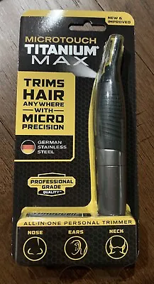  Microtouch Titanium Max Hair Trimmer Nose Ears Neck & Body • $13.45