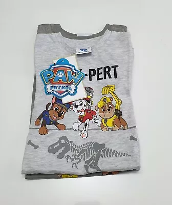 NEW 2 X Boys Paw Patrol T-shirts Bundle Chase Rubble Marshall • £7