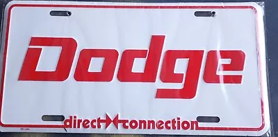 Vintage 🔥DODGE LICENSE PLATE🔥 Direct Connection 70’s • $72.77