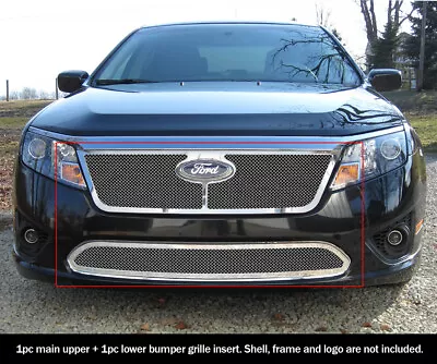 $155.99 • Buy For 2010-2012 Ford Fusion Mesh Premium Grille Combo Insert