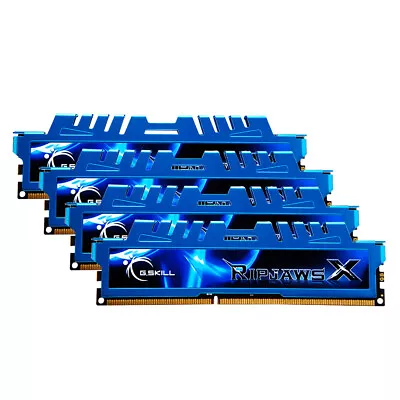 G.SKILL Ripjaws X 32GB Kit 4x 8GB 240Pin DDR3 1600 PC3-12800U CL9 Desktop Memory • $39.99