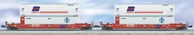 Lionel Burlington Northern Husky Stack 2 Car Set 6-11868! O Scale Double Freight • $279.99