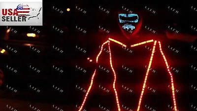 Daft Punk Tron LED Robot Festival Costume Party EDM Rave Halloween - NEW USA • $32.99