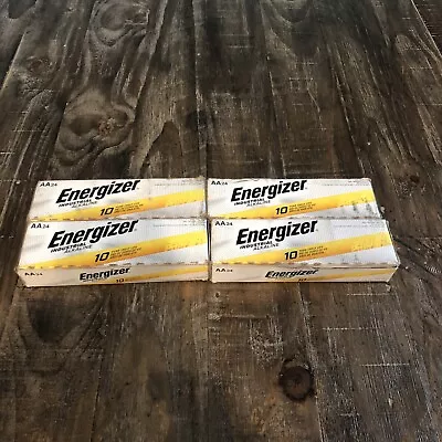 AA Batteries Energizer Industrial Alkaline 1.5 Volt EN91 Box Of 24 4 Boxes  • $55.99