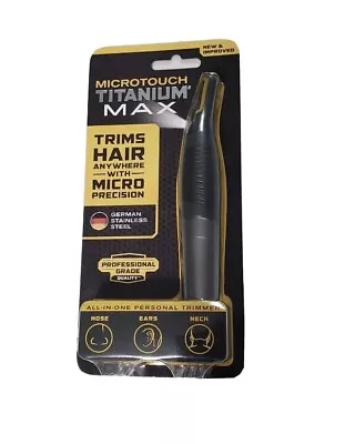 MicroTouch Titanium Max Micro-Precision Trimmer For The Ultimate Groom - New 🔥 • $15