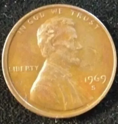 $300 • Buy 1969 S Lincoln Cent Ddo, Ddr, Floating Roof, Missing FG, Off Centered Rim Error.