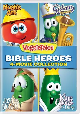 VeggieTales Bible Heroes - 4-Movie Collection 2 DVD Marin Miller NEW • $9.35