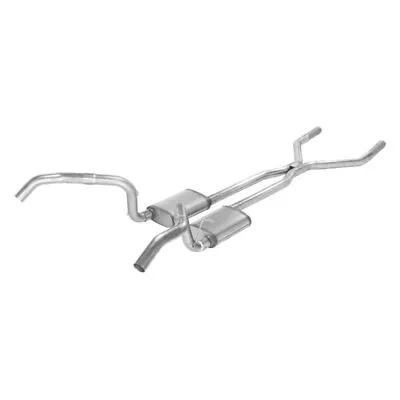 For Chevy Camaro 67-69 Exhaust System Pypes 409 SS H-Bomb Crossmember-Back • $655.75