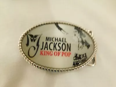 Buckle Belt OVAL Michael Jackson KING OF POP Music Lovers  NEW! Gift • $12.49