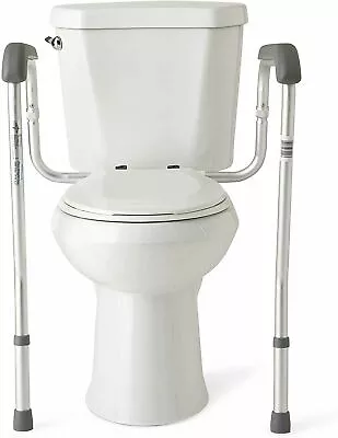 Medline Toilet Safety Rails Safety Frame For Toilet With Easy Installation Hei • $34.99