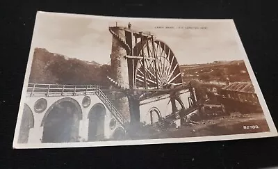 Valentines Vintage 1939 Laxey Wheel Iom Postcard • £1.50