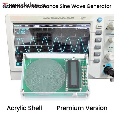 Schumann Wave Generator Pulse Sine Frequency + 3.5MM Audio Output Connector+Case • $23.99