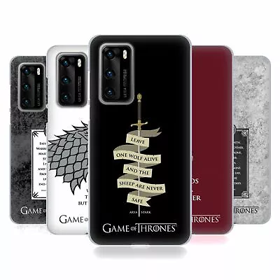 Official Hbo Game Of Thrones Graphics Soft Gel Case For Huawei Phones 4 • £17.95