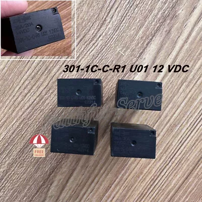 4PCS Automotive Micro Relay For Song Chuan 301-1C-C-R1 U01 5 Pins 12VDC 35A SPDT • $20.98