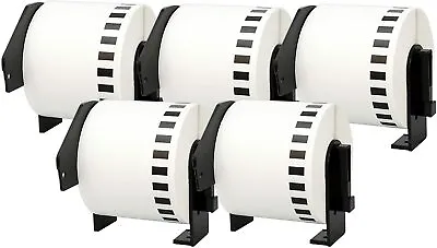 DK22205 Premium Label Rolls Fits Brother Printers QL500 QL600 QL700 QL800 QL1050 • £7.50