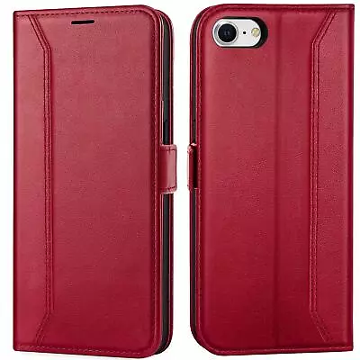 £13.87 • Buy Flip Case For IPHONE 7 8 Se 2 Se 3 Rfid Case Cover Book Case
