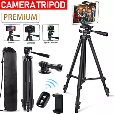 $19.50 • Buy Professional Camera Tripod Stand Mount Phone Holder For IPhone DSLR Travel AU