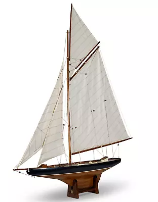 $254 • Buy Columbia 1901 America's Cup J Class Yacht Model 37  Wooden Sailboat Built Boat