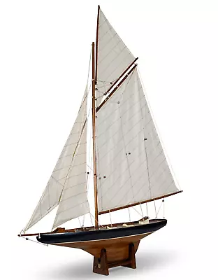 Columbia 1901 America's Cup J Class Yacht Model 37  Wooden Sailboat Built Boat • $218