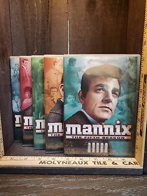 Mannix : DVD LOT  Season 1 2 3 4 5 DVD NTSC Full Screen Color Box Set 30 Discs • $69.99