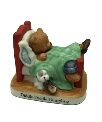 Nursery Rhyme Bears Bronson Stevenson Figurine Diddle Diddle Dumpling Cute • $11.05