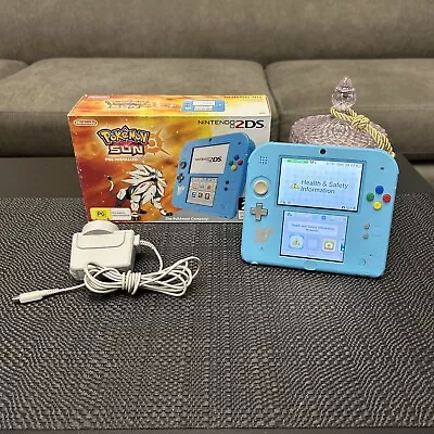 Nintendo 2ds Game Console Limited Edition Pokemon Sun Edition Boxed • $269