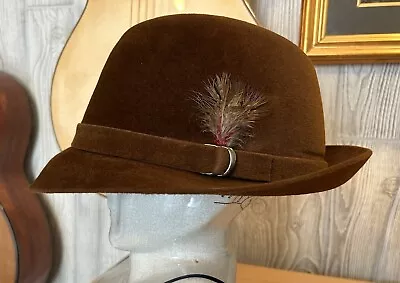 Vintage Men’s Fedora  Hat Dobbs Fifth Ave Mint Condition 7 1/4 • $60