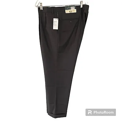 Lauren Ralph Lauren Mens Dress Pants 42 X 30 Olive Brown Plaid Wool Cuffed • $29