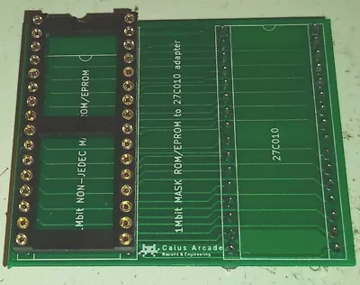 1Mbit MASK ROM/EPROM To 27C010 Reading/programming Adapter • $19.99